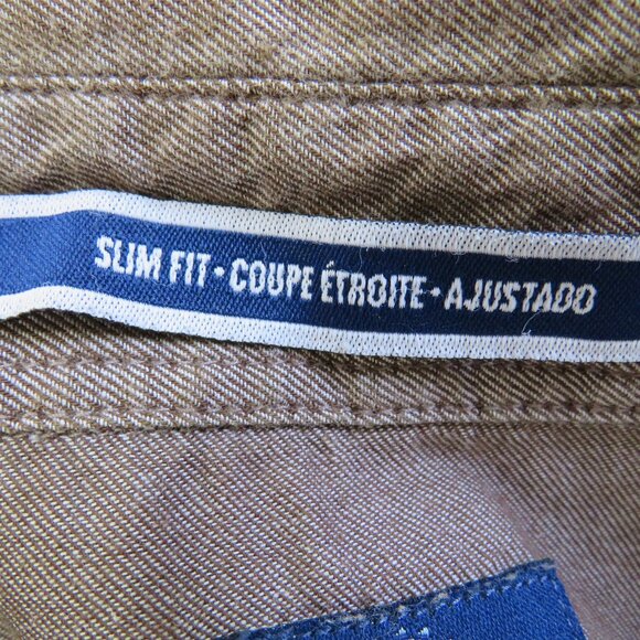 Old Navy* Men's Short Sleeve Button Down Curved Hem Chest Pocket Shirt~ Size XXL - Picture 4 of 11